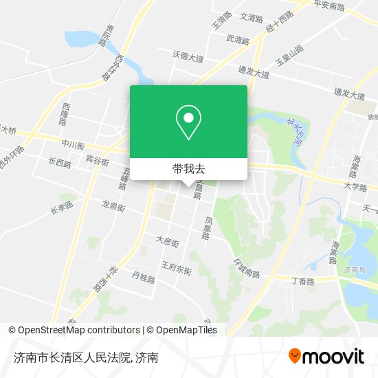 济南市长清区人民法院地图