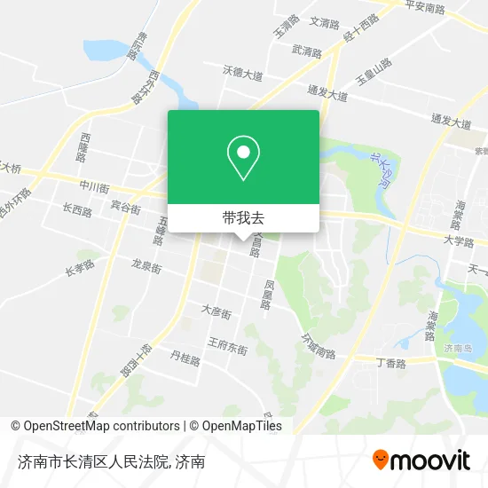 济南市长清区人民法院地图