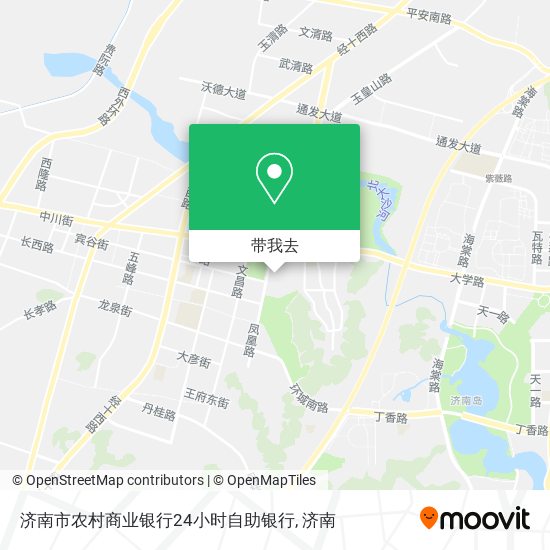 济南市农村商业银行24小时自助银行地图