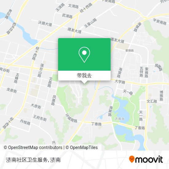 济南社区卫生服务地图