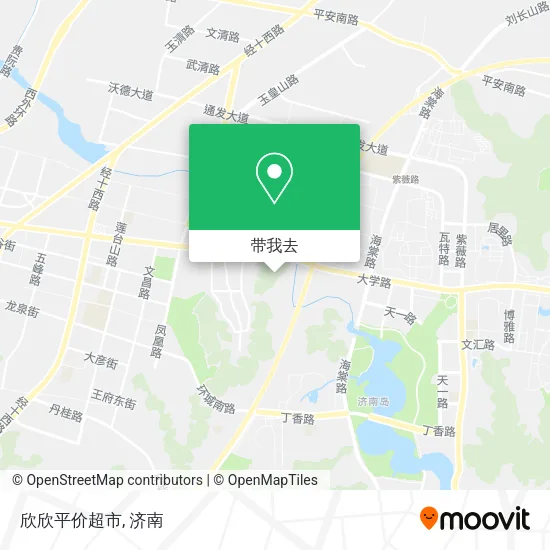 欣欣平价超市地图