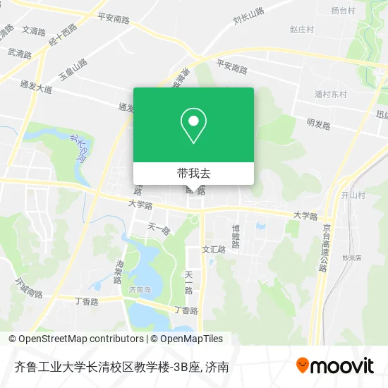 齐鲁工业大学长清校区教学楼-3B座地图