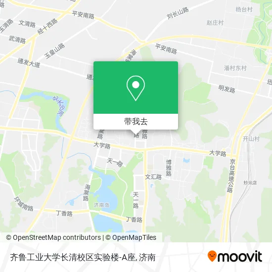 齐鲁工业大学长清校区实验楼-A座地图