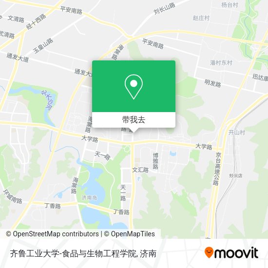 齐鲁工业大学-食品与生物工程学院地图