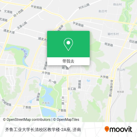 齐鲁工业大学长清校区教学楼-2A座地图