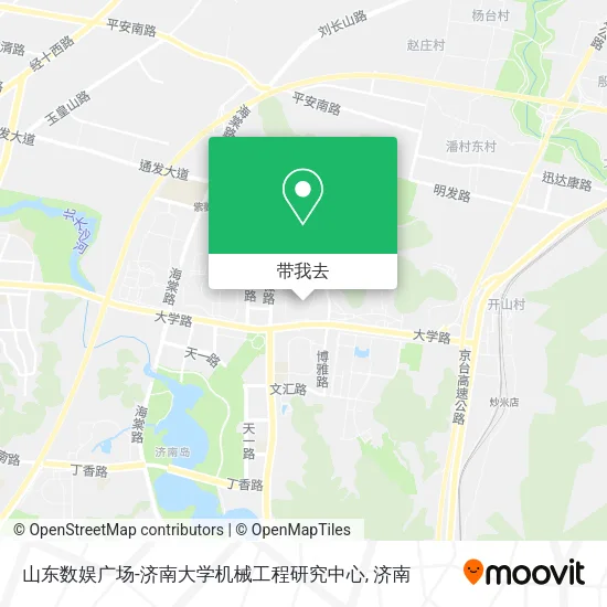 山东数娱广场-济南大学机械工程研究中心地图