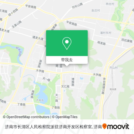 济南市长清区人民检察院派驻济南开发区检察室地图