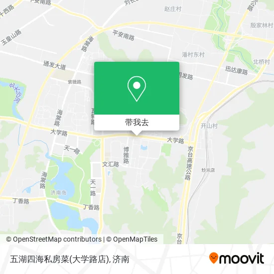 五湖四海私房菜(大学路店)地图