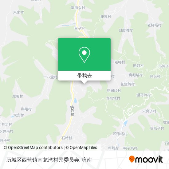 历城区西营镇南龙湾村民委员会地图