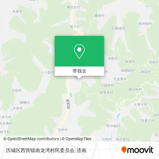 历城区西营镇南龙湾村民委员会地图