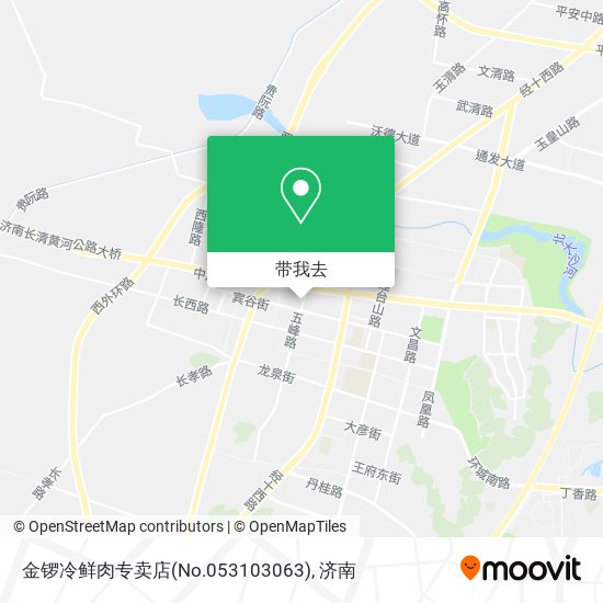 金锣冷鲜肉专卖店(No.053103063)地图
