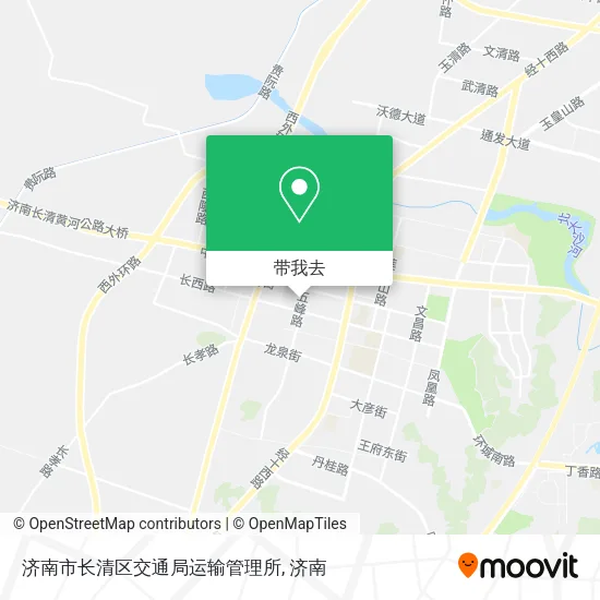 济南市长清区交通局运输管理所地图