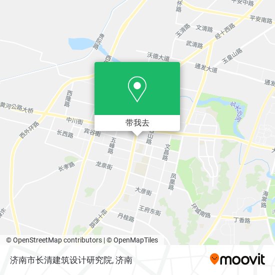 济南市长清建筑设计研究院地图