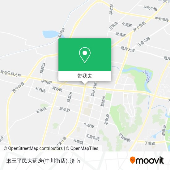 漱玉平民大药房(中川街店)地图