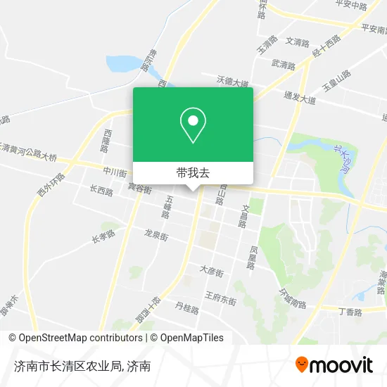 济南市长清区农业局地图