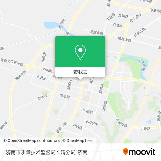 济南市质量技术监督局长清分局地图