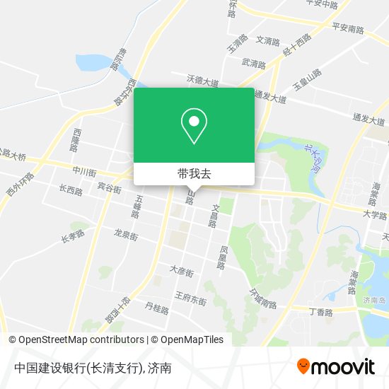 中国建设银行(长清支行)地图
