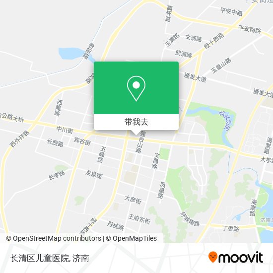 长清区儿童医院地图