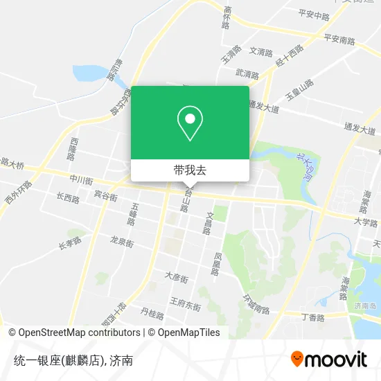 统一银座(麒麟店)地图