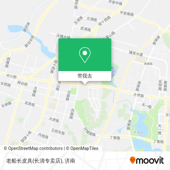 老船长皮具(长清专卖店)地图