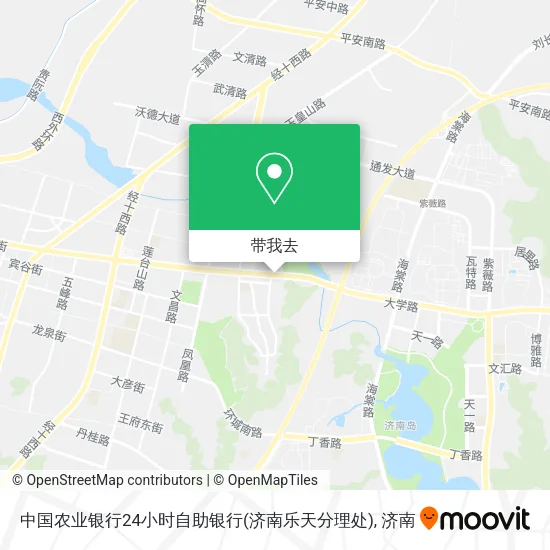 中国农业银行24小时自助银行(济南乐天分理处)地图