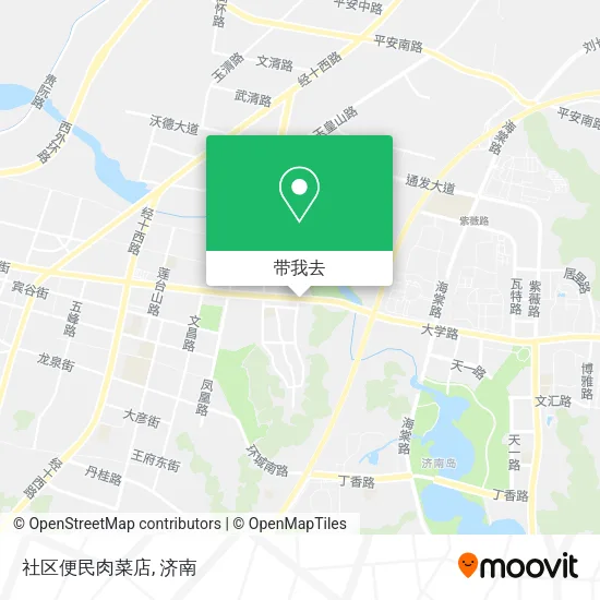 社区便民肉菜店地图
