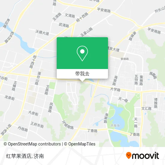 红苹果酒店地图