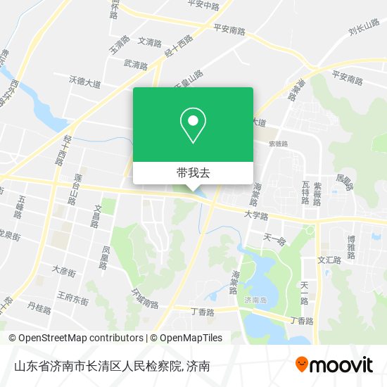 山东省济南市长清区人民检察院地图