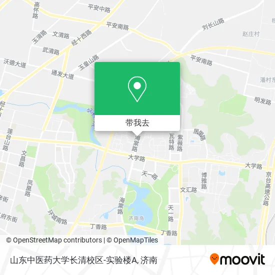 山东中医药大学长清校区-实验楼A地图