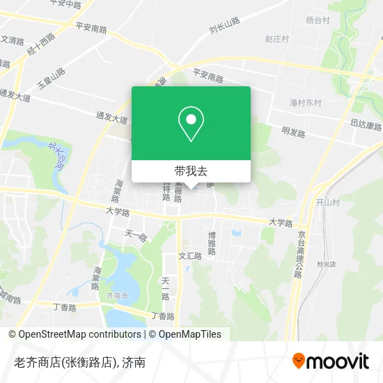 老齐商店(张衡路店)地图