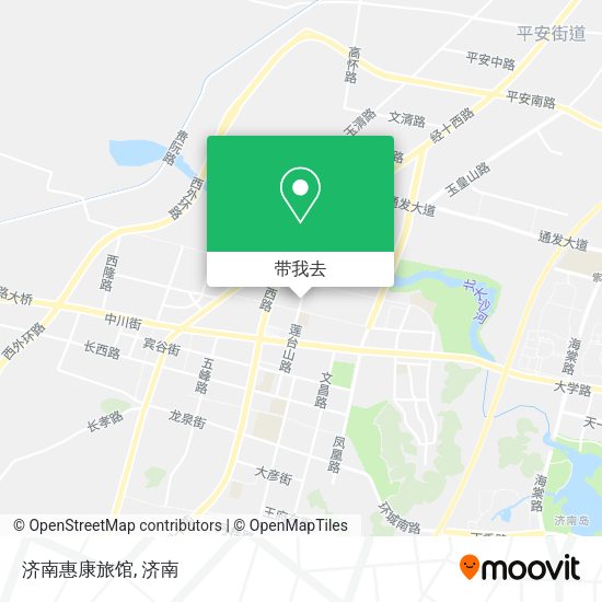 济南惠康旅馆地图
