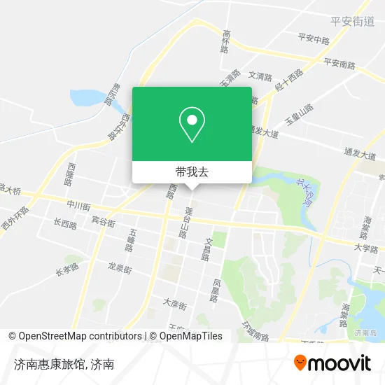 济南惠康旅馆地图