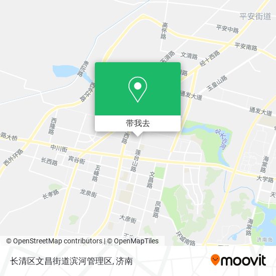 长清区文昌街道滨河管理区地图