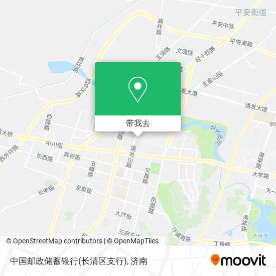 中国邮政储蓄银行(长清区支行)地图