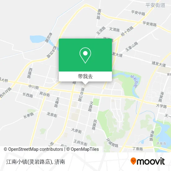 江南小镇(灵岩路店)地图