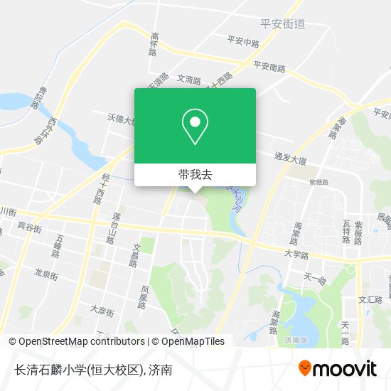 长清石麟小学(恒大校区)地图