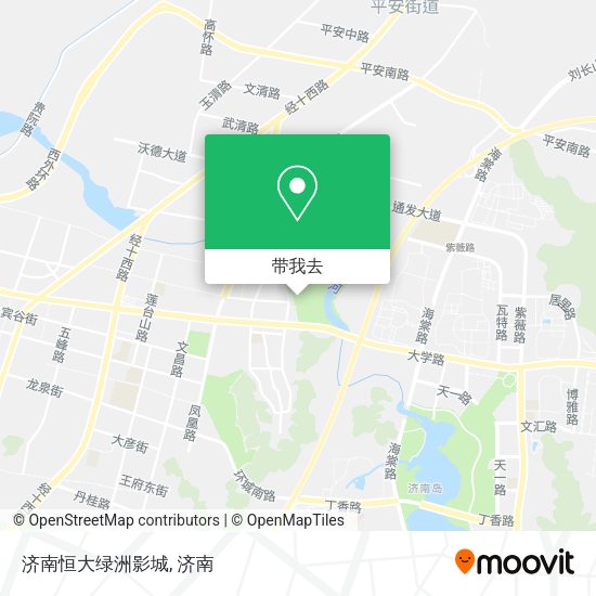 济南恒大绿洲影城地图