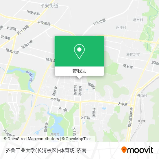 齐鲁工业大学(长清校区)-体育场地图