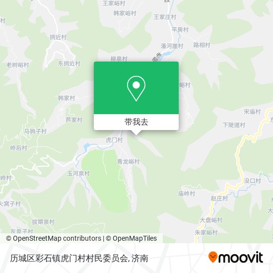 历城区彩石镇虎门村村民委员会地图