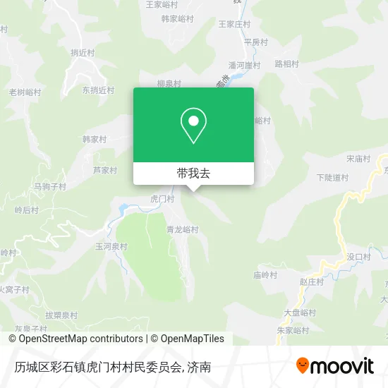 历城区彩石镇虎门村村民委员会地图