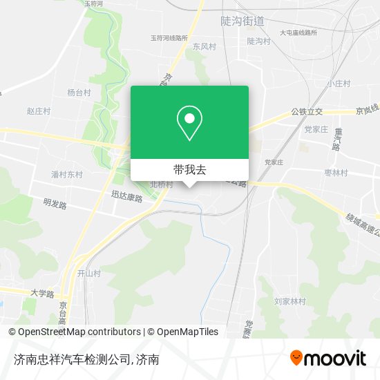 济南忠祥汽车检测公司地图