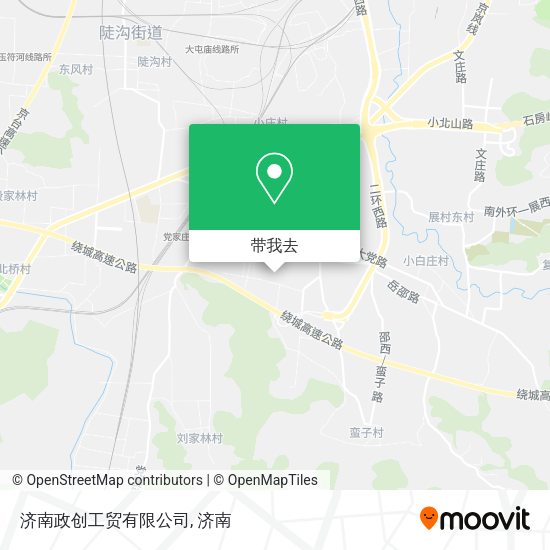 济南政创工贸有限公司地图