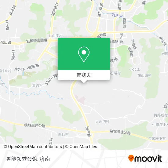 鲁能领秀公馆地图