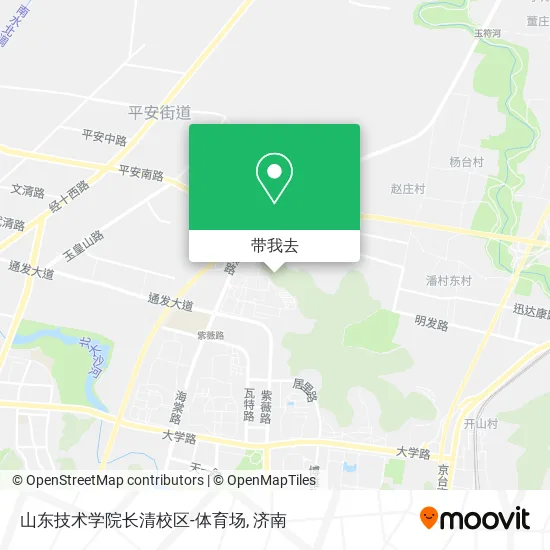 山东技术学院长清校区-体育场地图