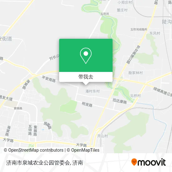 济南市泉城农业公园管委会地图