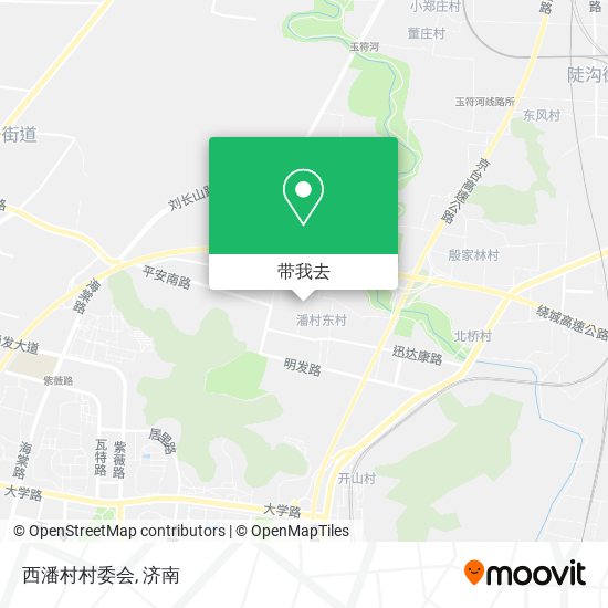 西潘村村委会地图