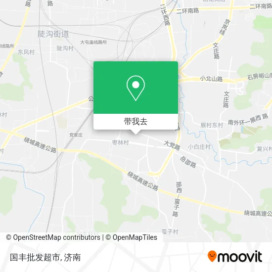 国丰批发超市地图