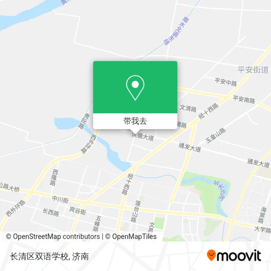 长清区双语学校地图