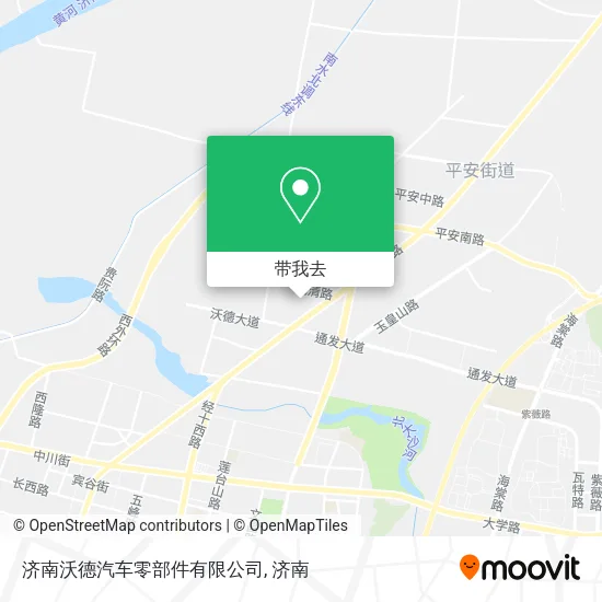 济南沃德汽车零部件有限公司地图