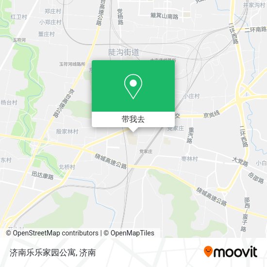 济南乐乐家园公寓地图